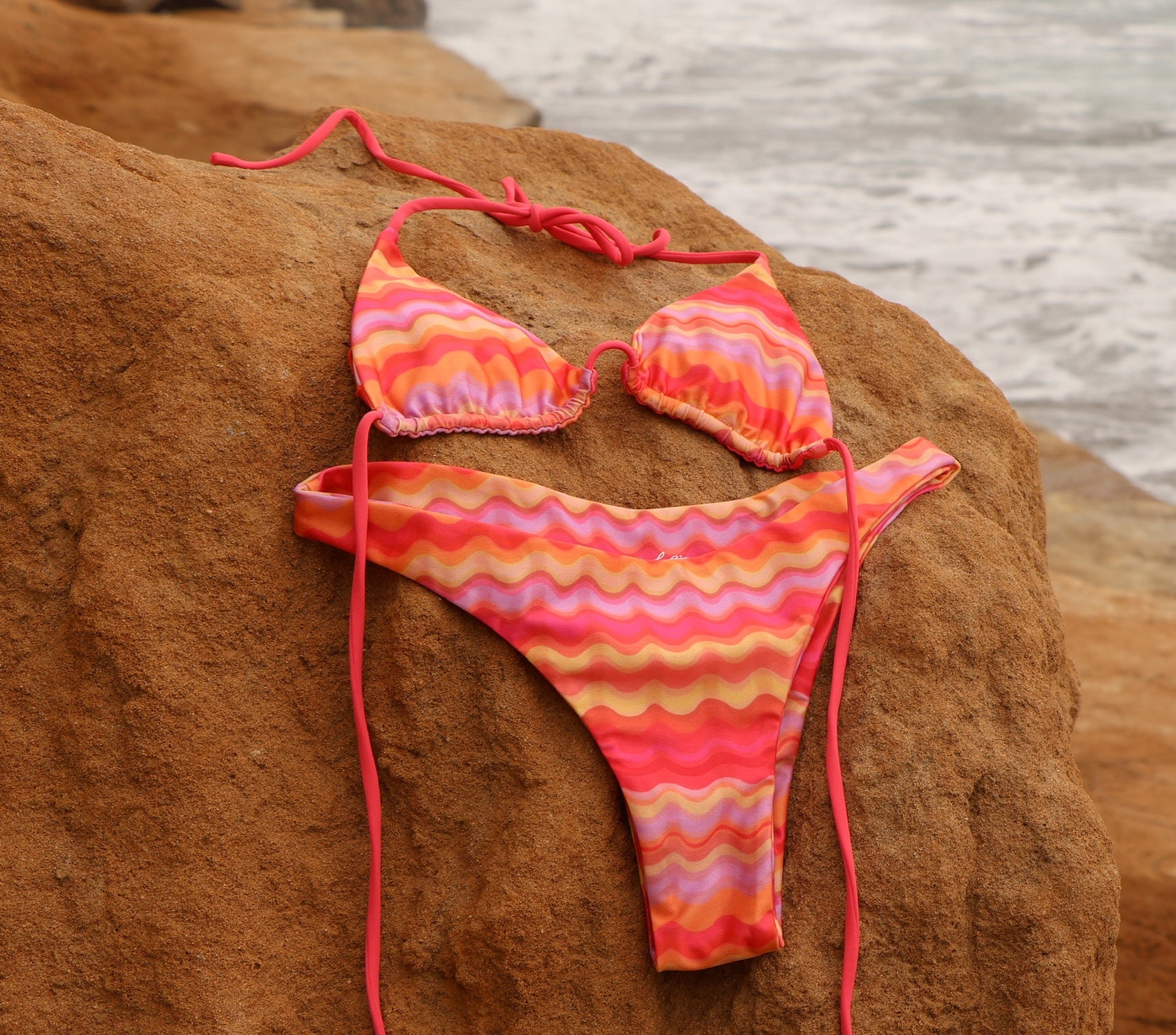 Sunset Shell Cheeky Bottoms